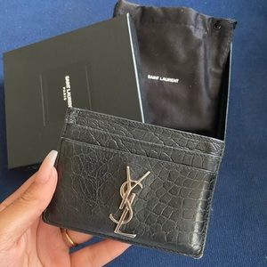 YSL card holder (used)